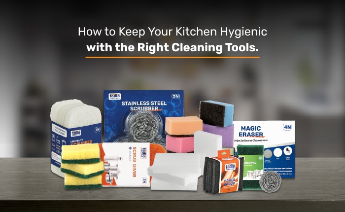 How to Keep Your Kitchen Hygienic with the Right Cleaning Tools.